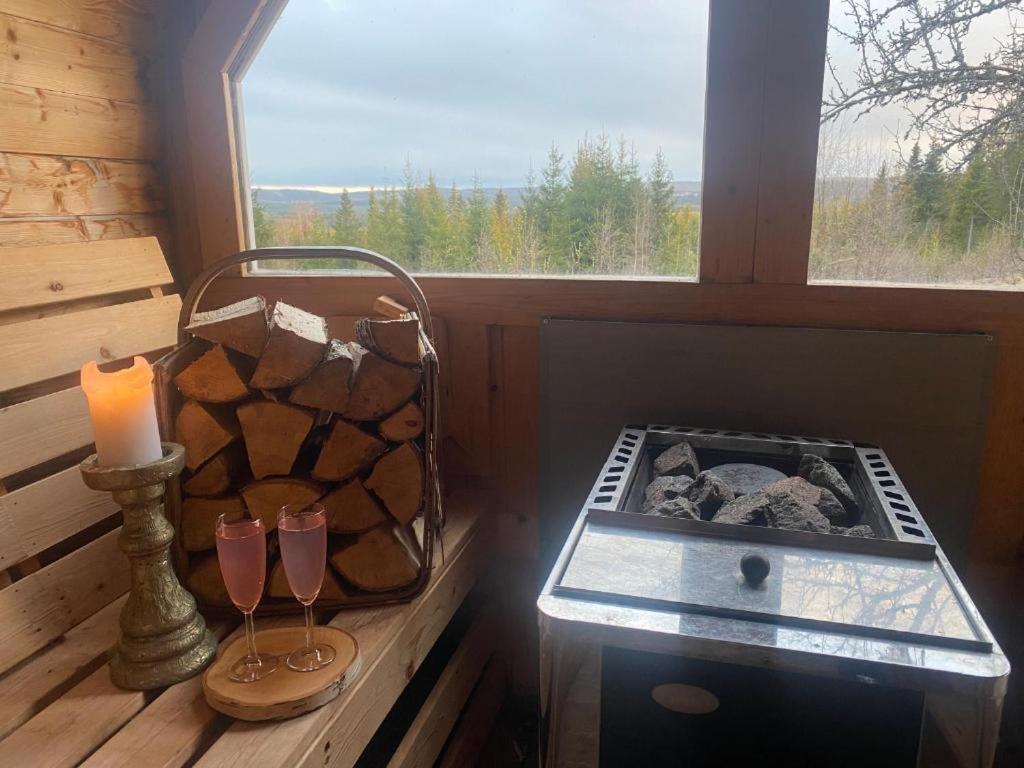 Forest Cabin With Stunning Mountain View & Sauna トーシュビュー エクステリア 写真